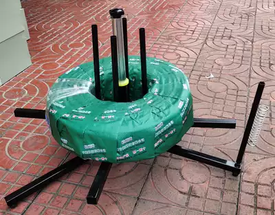 Large pay-off rack pay-off reel tube drain wire retractor folding wire tube retract