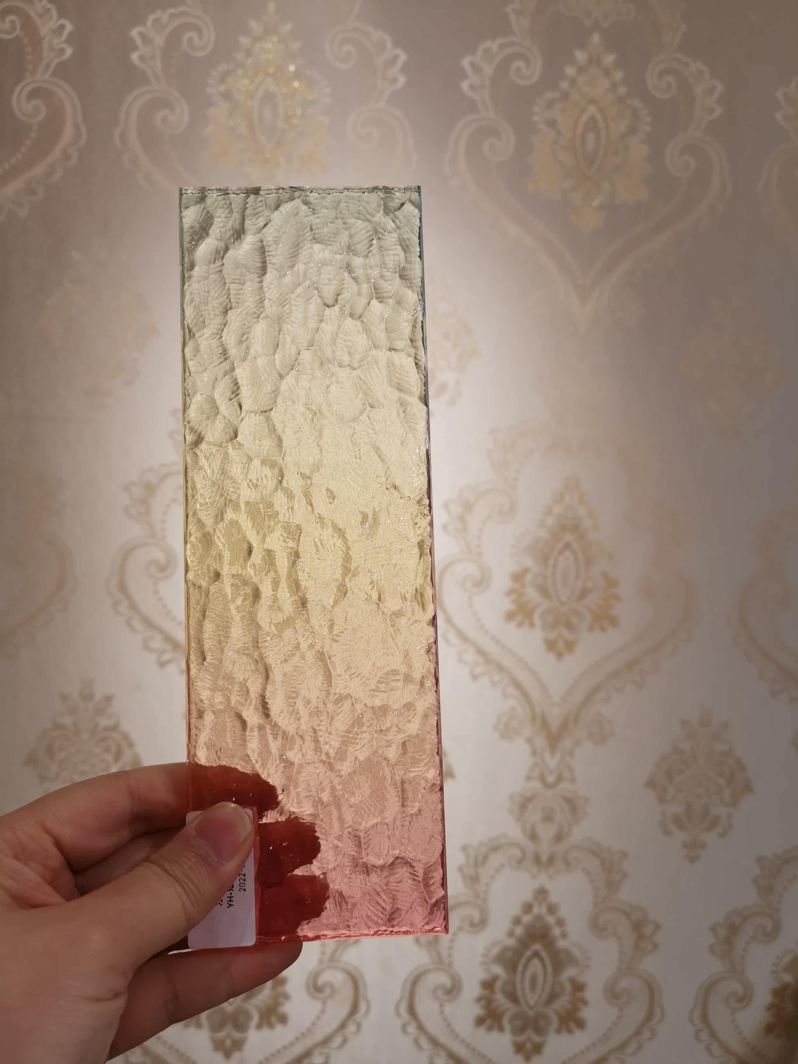 Customize extremely minimalist ultra-white Changhong partition narrow frame pure white white glass partition screen tempered glass