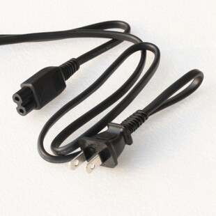 Original power cord 0 75 copper core 8 words power cord 2 holes projector digital camera laptop charger