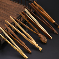 Bamboo tea clip Handmade tea clip Tea clip Non-slip teacup clip Wooden tweezers Solid wood tea ceremony six gentlemen