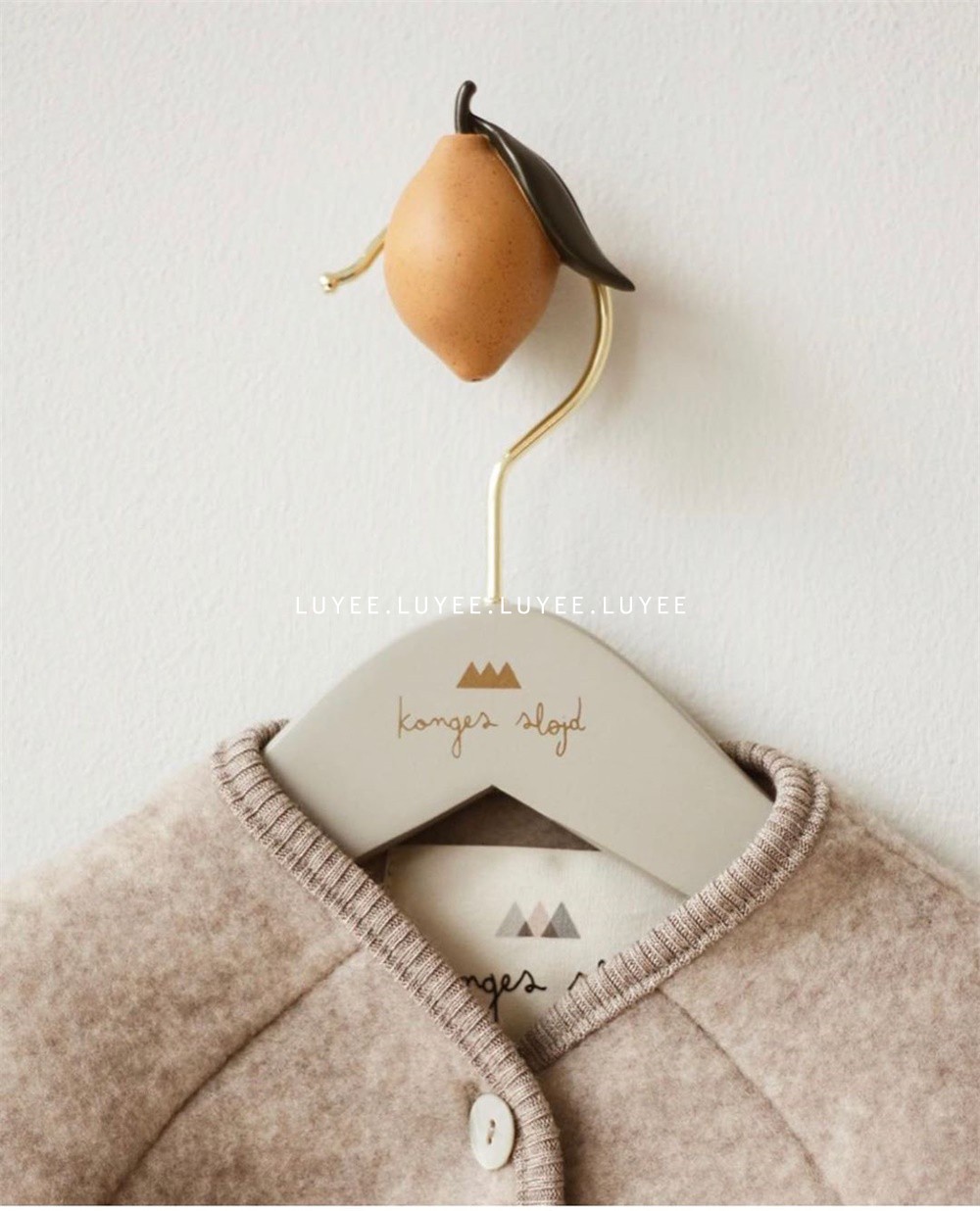 Spot) Denmark konges slojd children's room wall decoration hook cherry lemon fruit hook