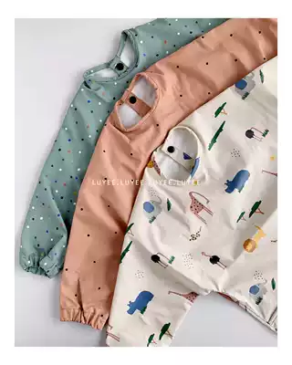New) Danish liewood baby baby non-staple food gown anti-dressing reverse clothing waterproof small animals