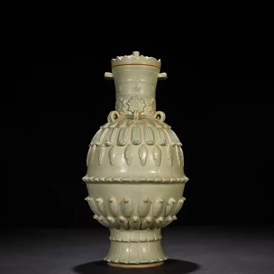 明永樂青花雲龍紋天球瓶海外迴流古董古玩古瓷器收藏20612