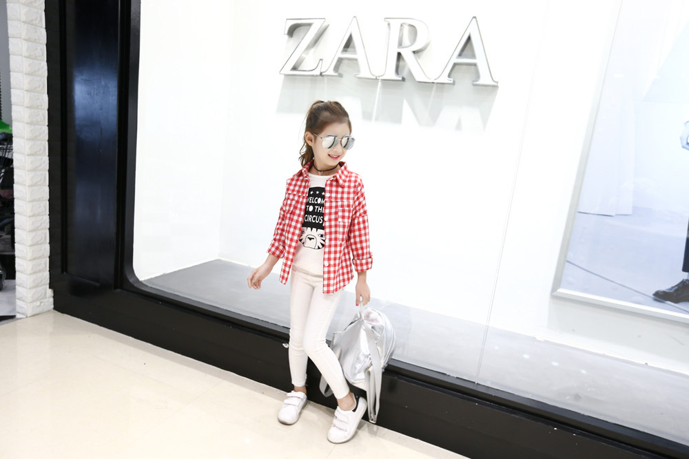 Chemise fille à manche longue - Ref 2085283 Image 9