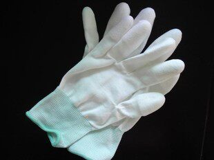 Promotion of high-quality dust-free gloves thirteen-pin nylon coated finger gloves electrostatic gloves dust-proof gloves