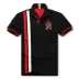 Mùa hè 2018 cực rộng size áo polo nam cộng với phân bón để tăng mỡ 佬 áo quá khổ thêu tay áo ngắn polo trắng Polo