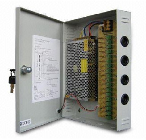 12V20A integrated power supply surveillance camera lens CCTV Power Supply 18-way power supply box centralized power