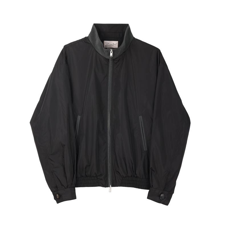 Selfness Italian Limonta Nylon-Edged Alcantara Men's Woven Windproof Jacket Selfness Italian Limonta Nylon-Edged Alcantara Men's Woven Windproof Jacket