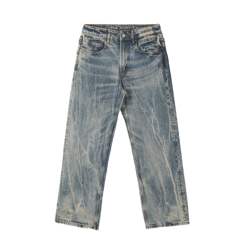 Selfness I Source Dye Series I Turkish Walnut Dyed Washed Distressed Men's Jeans Selfness I Source Dye Series I Turkish Walnut Dyed Washed Distressed Men's Jeans