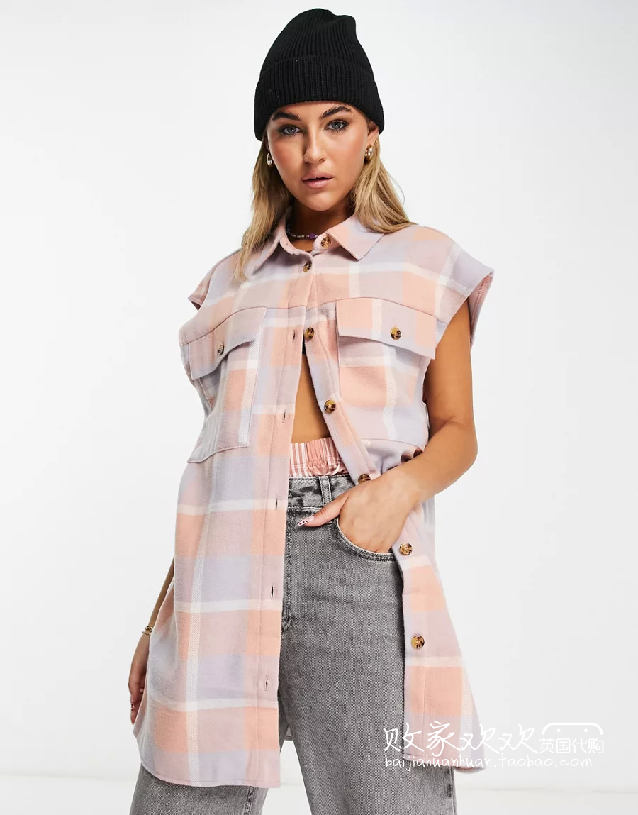 03 03 02 2022 2022 point to women's new turn-collar plaid for a 100 lap shirt