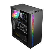 First Horse Easy Master God Light Version Tempered Glass Side Overdraft Middle Tower Desktop Computer Host Box