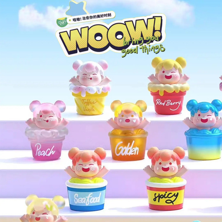 Spot genuine wow wow oh oh cure your wonderful moments series blind box cute grain paparazzi to play at the mercy-Taobao