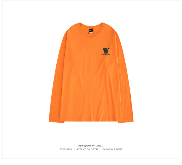 Áo thun nam tay dài, quần dài nam nữ mang phong cách Harajuku buông thả thương hiệu retro với đoạn 2018 hè Trung Quốc có hip-hop mua áo thun nam