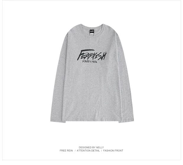 Châu Âu và Hoa Kỳ thương hiệu thủy triều mùa hè phong cách Harajuku ulzzang dài tay retro phong cách Hồng Kông lỏng lẻo cặp vợ chồng áo phông hip hop nam nữ ao thun nam dep