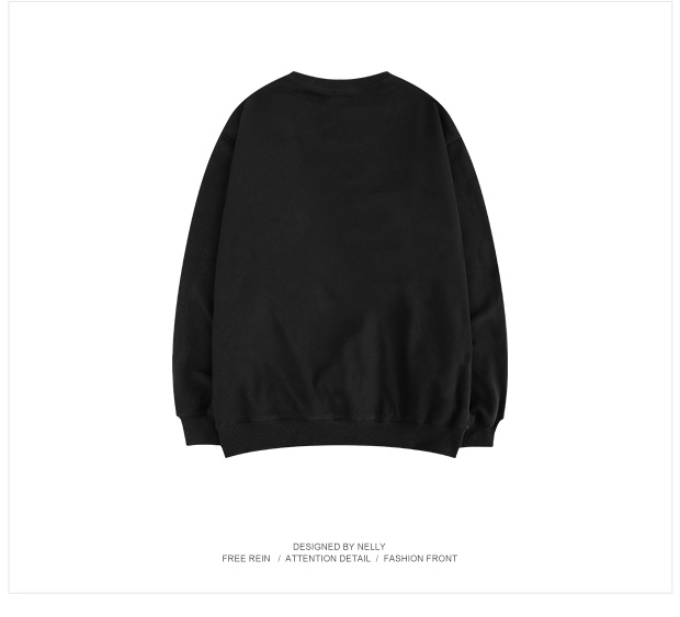 Châu Âu và Hoa Kỳ retro nam dài tay nam nữ bf lỏng quốc gia thương hiệu hip hop sinh viên thanh niên cộng với áo len nhung áo len áo len kiểu hàn quốc cực đẹp