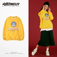 Áo len nam nữ xu hướng phiên bản Hàn Quốc của áo khoác đẹp trai cổ tròn oversize đôi bf gió ins áo hoodie nỉ bông dày