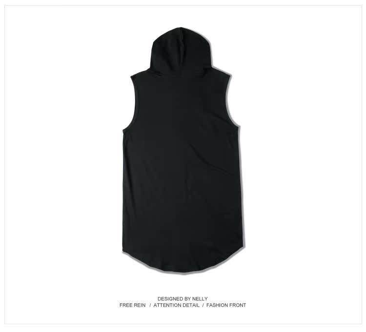 Retro Diablo Thể Thao Nam Vest Mùa Hè Mồ Hôi Vớ Slim Fit Áo Trùm Đầu Tập Thể Dục Vest Men