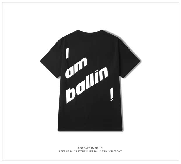 Châu Âu và Hoa Kỳ thương hiệu hip hop thủy triều mới Áo thun nam và nữ nhảy đường phố cùng một đoạn hipop cotton ngắn tay cỡ lớn mùa hè áo form rộng nam