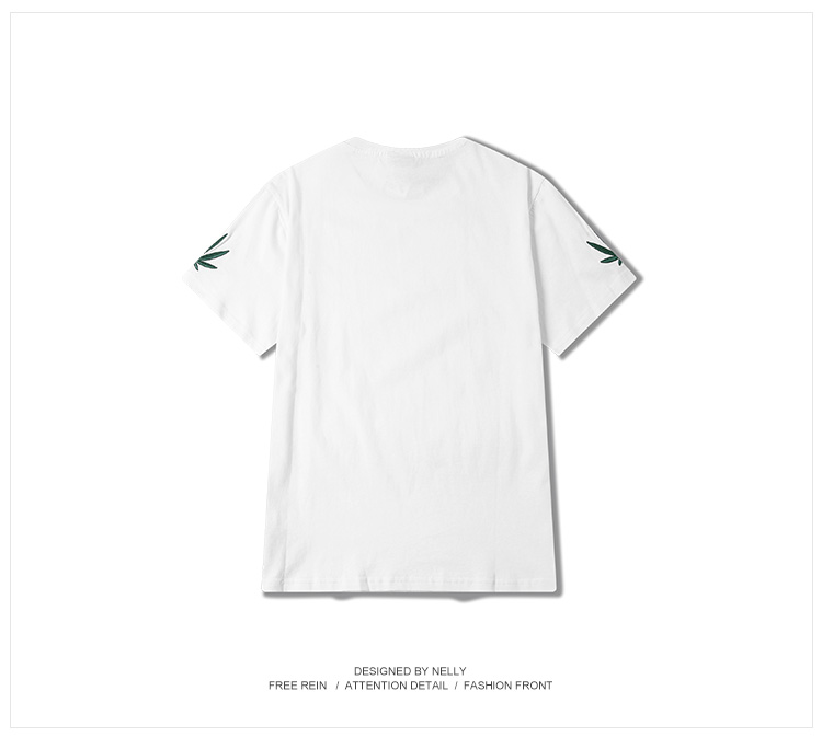 Bờ Biển phía tây của Mỹ Ma Ye cá tính người đàn ông da trắng và phụ nữ hình loose nửa tay áo T-Shirt đồng phục bóng chày ngắn tay TEE XL