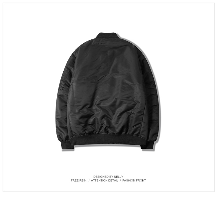 Ins cùng một đoạn tối chuyến bay áo khoác ma1 nam hip hop cao đường phố ấm áo ma-1 đứng cổ áo jacket nam giới và phụ nữ