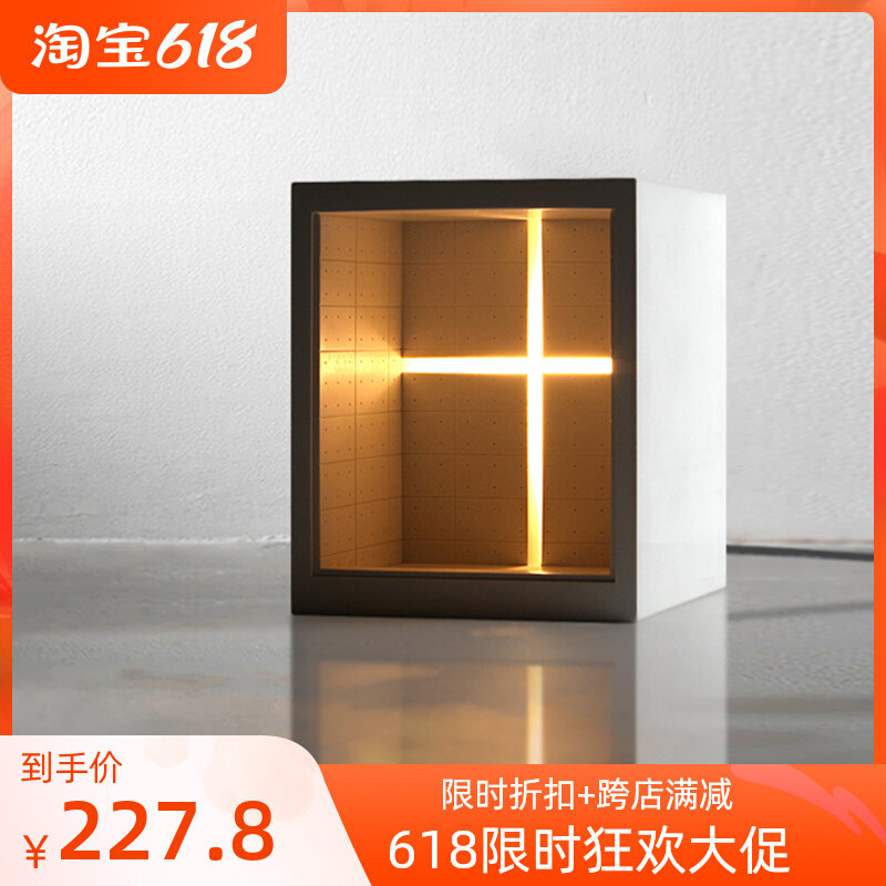 Clay thought of the national light of the church lamp concrete ornament designer gift ins creative classic architecture night light