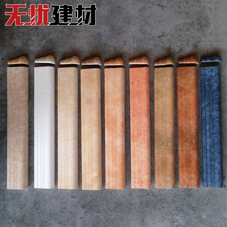 Antique brick pressed strip kitchen wall brick waist line bathroom tile half wall closing strip hand washing stand closing yang corner strip