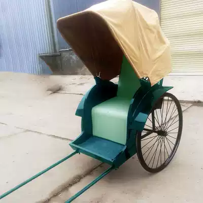 Human rickshaw retro old Shanghai rickshaw shopping mall Film and Television photography reception rickshaw pick up can be customized