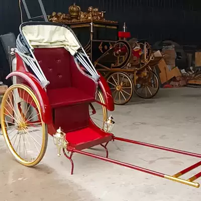 Old Shanghai retro rickshaw model rental film and television props ornaments can pull people's Chinese rickshaw foreign car