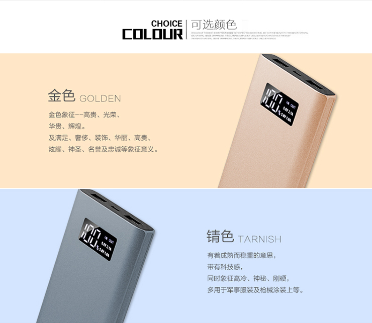 Jimmy ngông cuồng P06 10000mAh phổ thông minh màn hình siêu mỏng xách tay dung lượng cao điện thoại di động điện thoại di động sạc kho báu - Ngân hàng điện thoại di động sạc dự phòng energizer