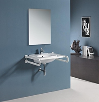 Carli bathroom ABS antibacterial washbasin special safety handrail 77656T-WK