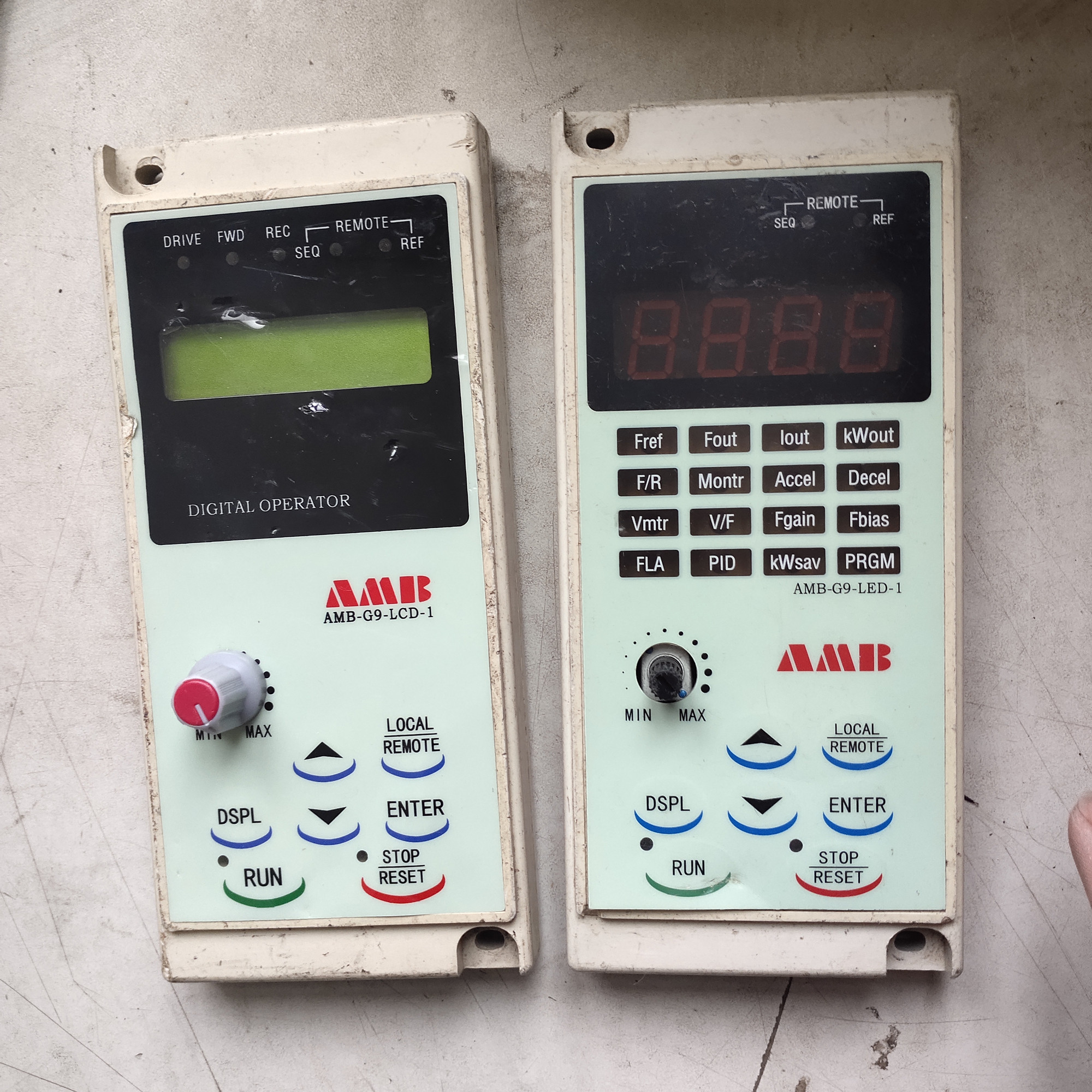 Original installed remote AMB Anbang letter G9 P9 frequency converter throttle commissioning operation panel LED LCD