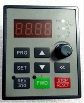 Inverter speed control FM operation setting panel PRG SET REV JOG FWD RPM STOP
