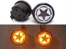 07-17 Wrangler Five-pointed Star China Net Light Wrangler Turn Light Wrangler Modified Turn Signal