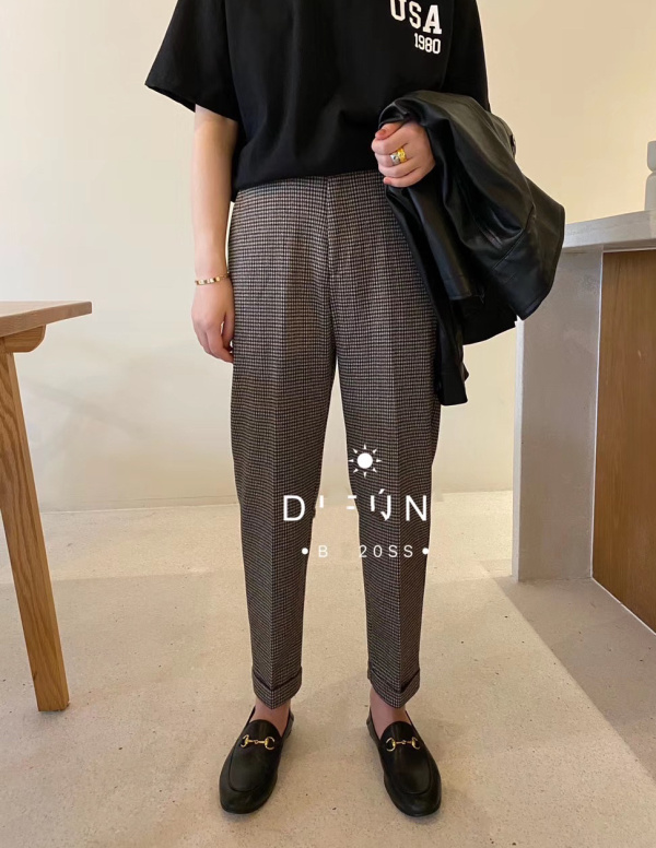 Early autumn tasting of fresh prices ~ ~ 2020SS D FASHION GLINES OL Slim 90% Tapered Pants 2010
