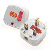 Yongjian Yinggui China Hong Kong Triangle wiring with plug with switch with LED with 13A fuse