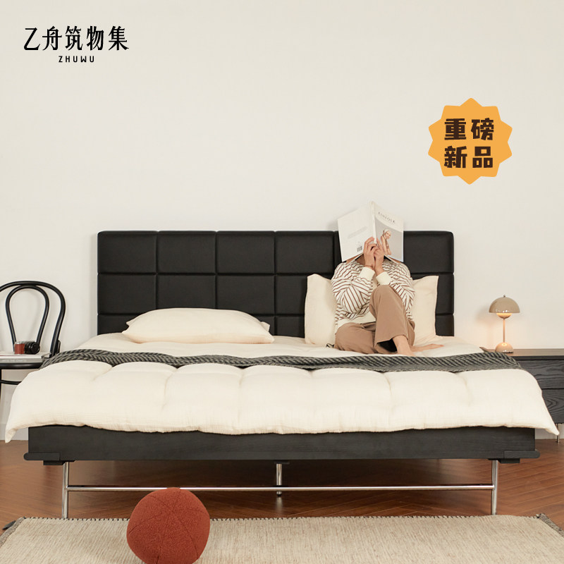 B-boat building full solid wood soft bunk bed master bedroom with large bed modern light lavish simplicity about Nordic 1 8 bed 1 5 m double bed