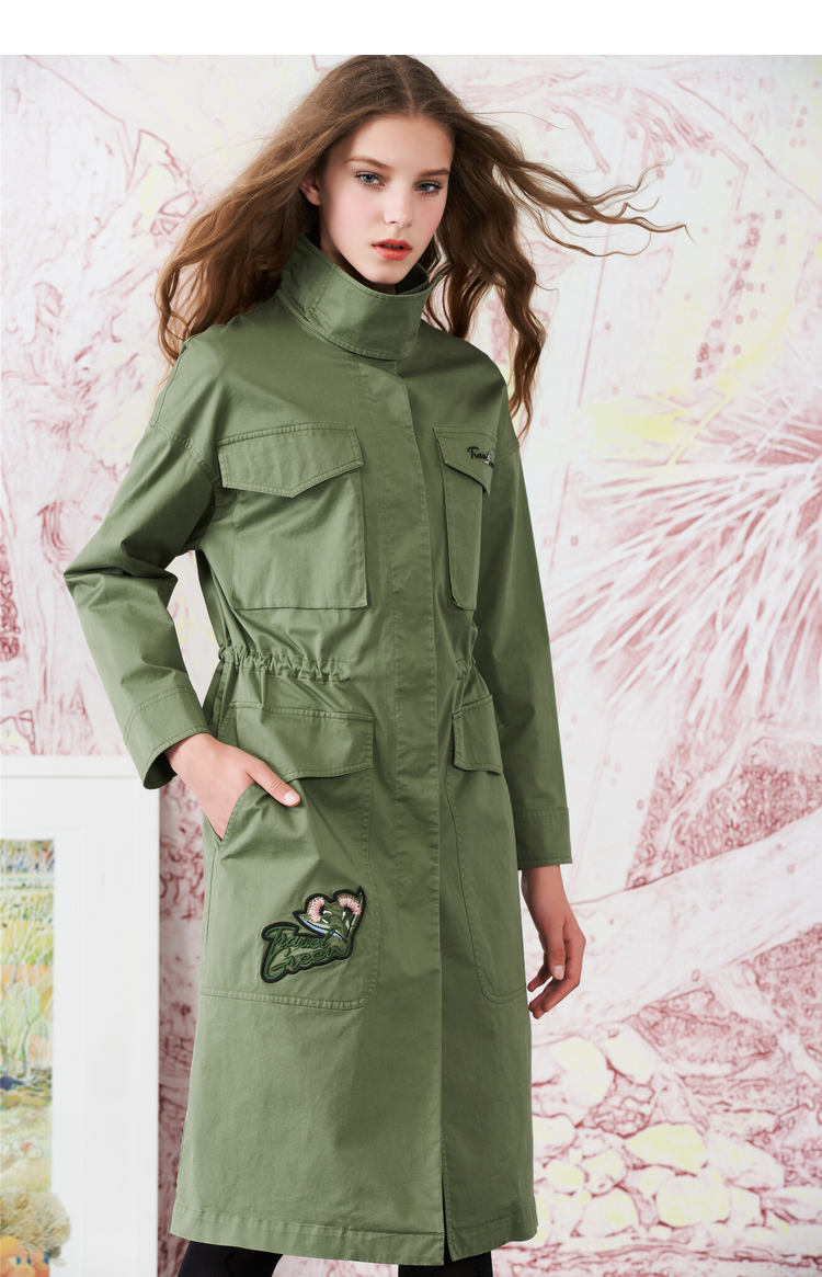 Trench pour femme GLORIA    en Coton - Ref 3225664 Image 17