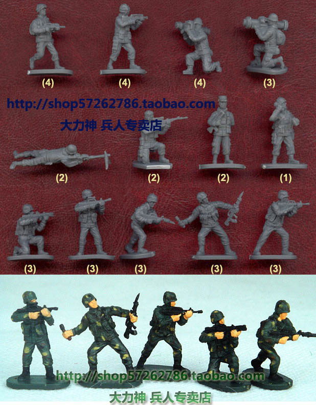 Special Forces Caesar Caesar Soldier Man Model 1:72 H059 Modern French and Chinese special Forces