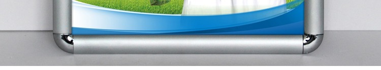 Hợp kim nhôm khung áp phích mở thang máy quảng cáo khung ảnh khung tường giấy phép kinh doanh khung a3 tùy chỉnh khung tranh - Kính kính mắt