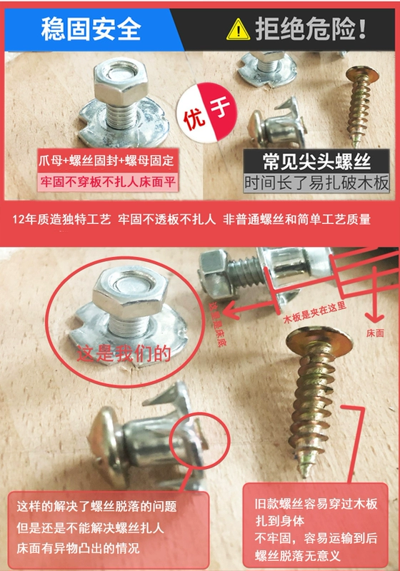 Dễ dàng lắp đặt ván miễn phí Sponge eo gấp giường nhà văn phòng kèm theo đơn tấm cứng nhắc giường trưa ngủ trưa - Giường