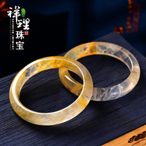 Brazil Natural Yellow Crystal Bracelet Yellow Cuddling CRYSTAL BRACELET HANDCRAFTED POLISH AN INTER-STREAM SELECTION OF GOODS