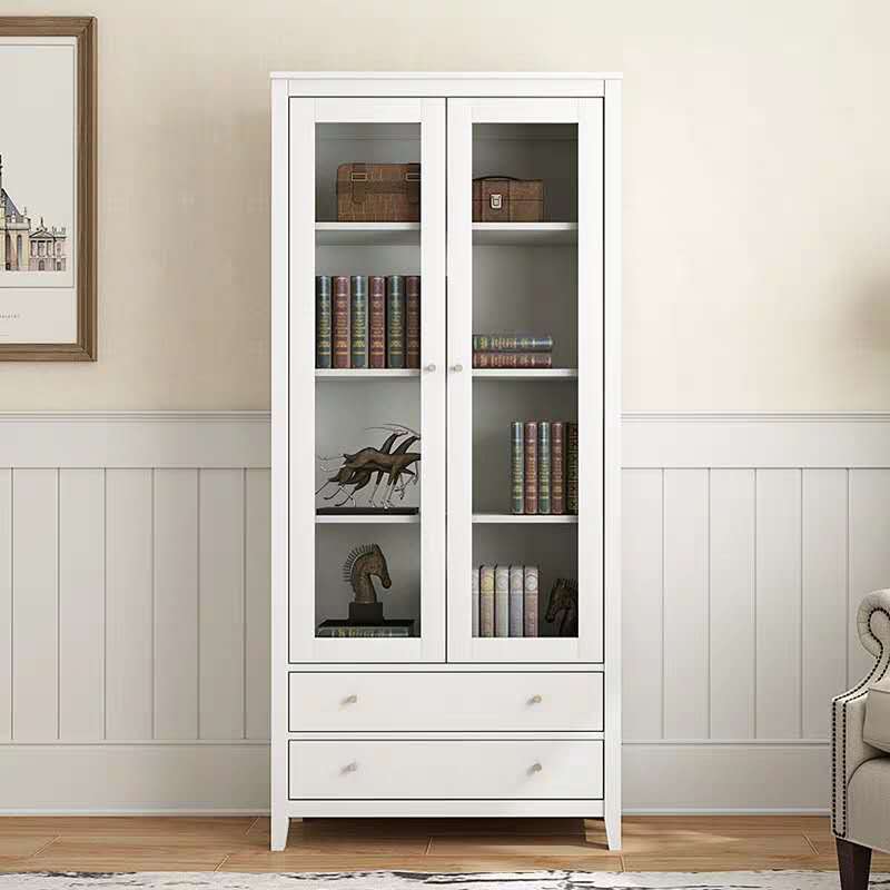 Makeup Room Waterproof Bathroom Side Cabinet Toilet Side Cabinet Solid Wood Lockers Living-room Living-room Bedroom American Floor Bookcase