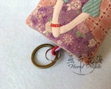 Ключница, сумка через плечо, ткань, мультяшный ретро пластырь