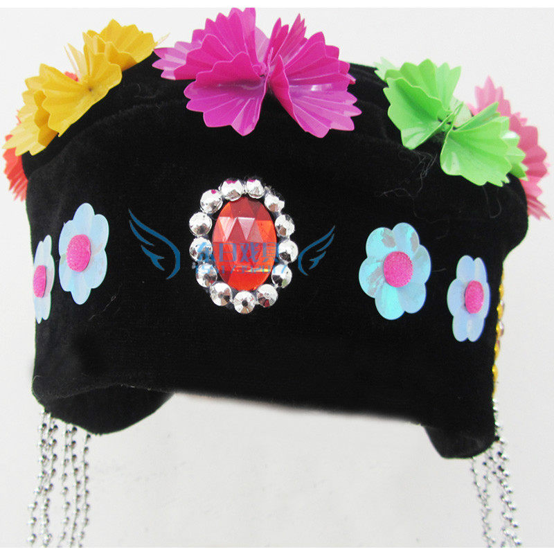 Stage Drama Table Performance Supplies Rice Seedlings Song Dance Accessories Matchmaker Hat Headgear Old Lady Hat Head Accessories