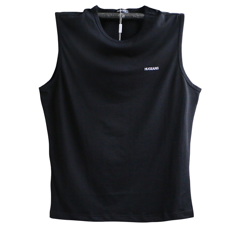 Áo vest nam thanh thiếu niên Châu Âu và Mỹ đơn giản rộng tay áo thấm mồ hôi cộng với phân bón để tăng mùa hè đầm lỏng tay áo siêu nhỏ áo gym