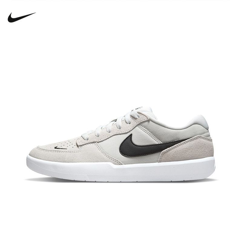 Nike Sb Force 58 Campus Low-Top Men's and Women's Casual Retro Gray and White Skateboard Shoes Cz2959-003