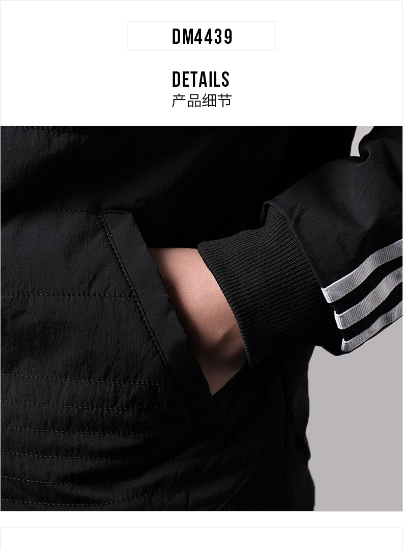 Adidas Adidas Neo nữ 2018 mùa thu mới áo khoác thể thao đồng phục bóng chày quần áo cotton ấm DM4439 áo phao hàng hiệu