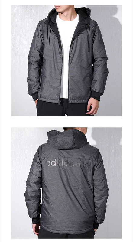 Adidas nam 2019 xuân mới NEO áo khoác thể thao chống gió ấm áp quần áo cotton cotton DM2199 - Quần áo độn bông thể thao áo phao lông vũ nữ dáng dài