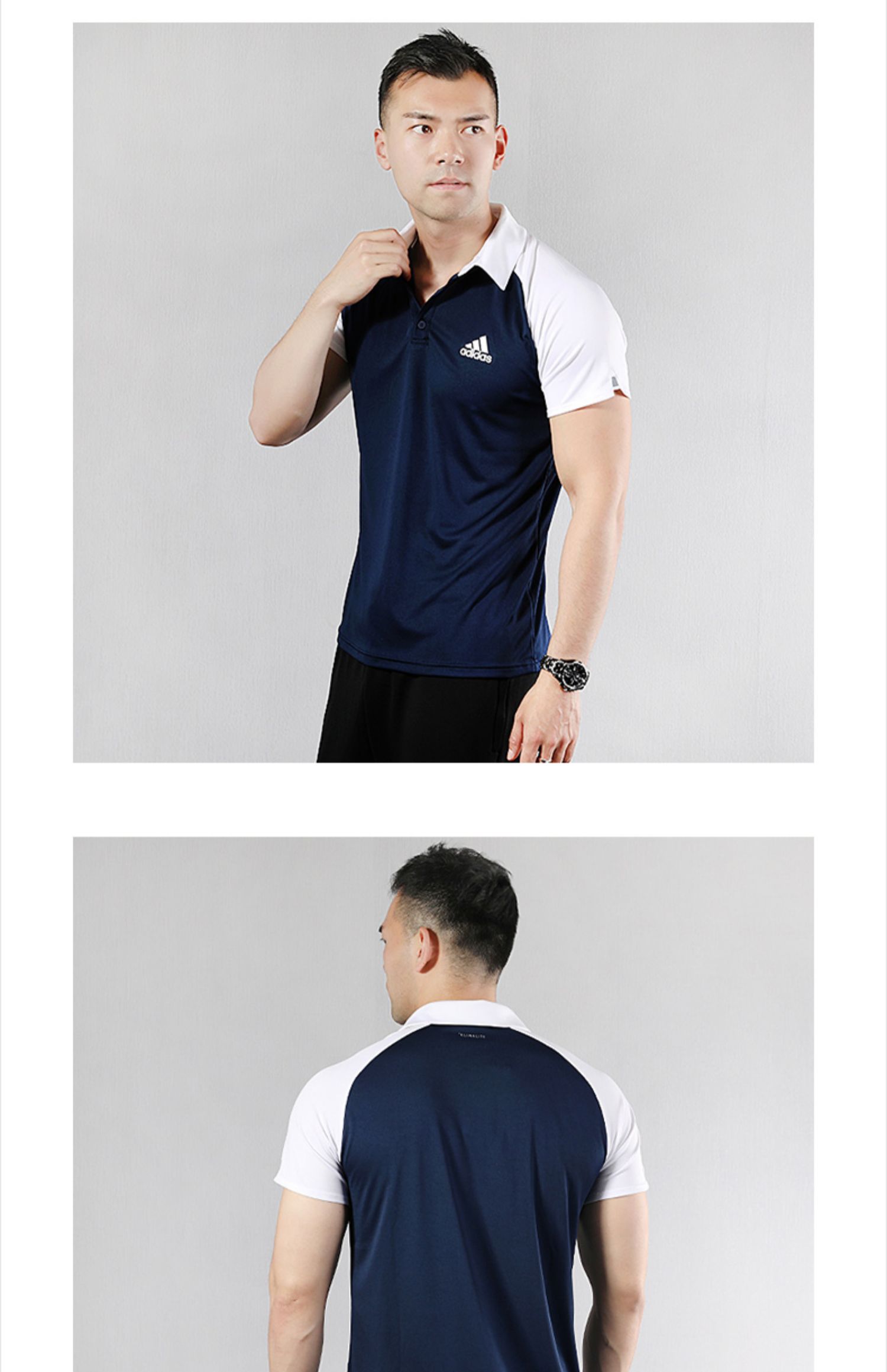 Áo thun Adidas POLO nam 2019 hè mới thể thao áo thun ngắn tay thoáng khí DU0855 - Áo polo thể thao áo polo gucci