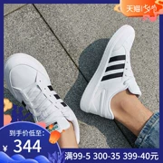 Giày nam Adidas / Adidas mùa hè 2019 vải thoáng khí giày thông thường giày trắng F34344 - Dép / giày thường